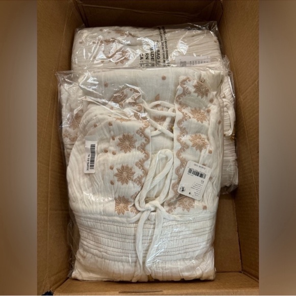 🎉LAST PIECE🎉FREE PEOPLE Real Love Embroidered Maxi Dress - Picture 5 of 11